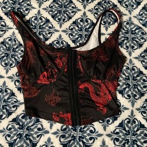 Dragon crop top